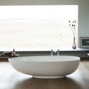 Clearwater Teardrop Petite 1690 x 820mm ClearStone Gloss White Bath