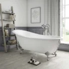 thamescastironbathwithchromefeetnwl