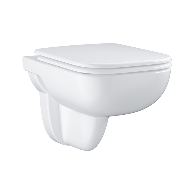 Grohe Start Edge Wall Hung Toilet + Soft Close Seat – 39815000 - Bath Head