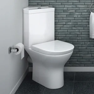 Orion Modern Corner Toilet + Soft Close Seat