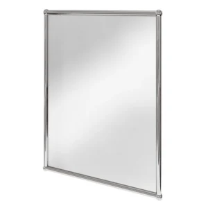 Burlington Rectangular Mirror with Chrome Frame