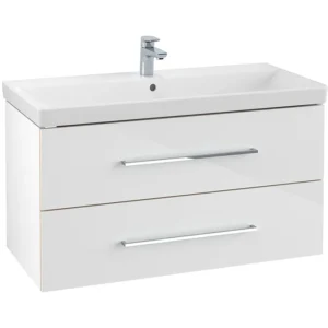 Villeroy and Boch Avento Wall Hung Vanity Unit 1000mm - Crystal White