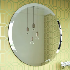 Venice 600mm Round Bevelled Mirror