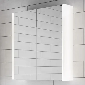 HIB Paragon 60 LED Illuminated Aluminium Mirror Cabinet