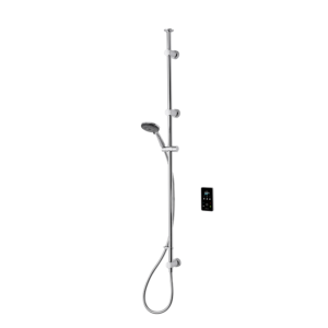 Triton ENVi 10.5KW Electric Shower with Inline Wall Fed Shower Kit - Silver