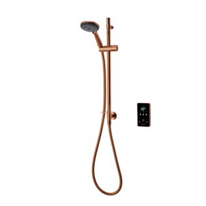 Triton ENVi 10.5KW Electric Shower with Inline Wall Fed Shower Kit - Copper