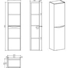 rondachestnuttallwallhungstorageunitd