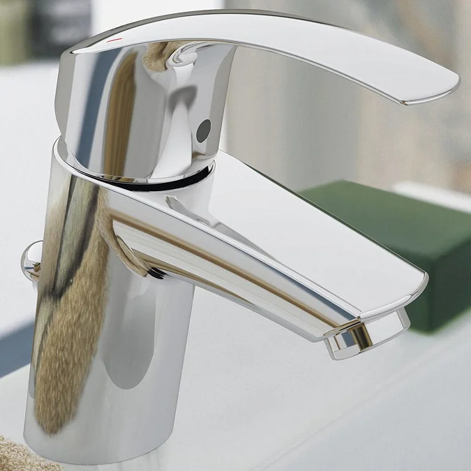Grohe Eurosmart Mono Basin Mixer with Pop-up Waste - Bath Head