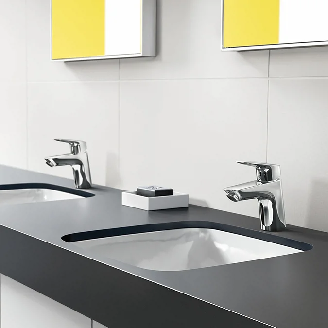 hansgrohe Logis Single Lever Basin Mixer 70 LowFlow with Pop-up Waste ...