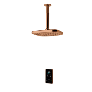 Triton ENVi 10.5KW Electric Shower with Ceiling Fed Fixed Head Kit - Copper