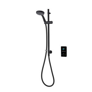 Triton ENVi 9.0KW Electric Shower with Inline Wall Fed Shower Kit - Black