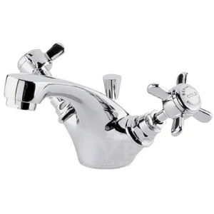 Nuie Traditional Beaumont Mono Basin Mixer Tap + Pop Up Waste