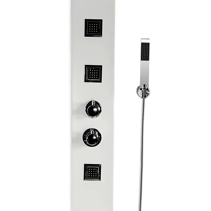 maverickthermostaticshowerpanelwhitewsp001d2 maverickthermostaticshowerpanelwhitewsp001d2