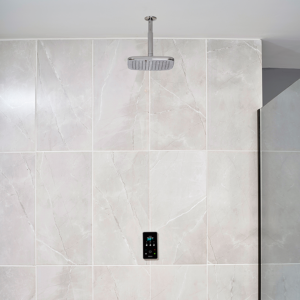 Triton ENVi 10.5KW Electric Shower with Ceiling Fed Fixed Head Kit - Silver