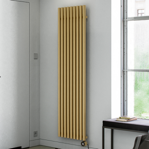 Terma Rolo Room E (Wi-Fi Controlled) H1800 X W480mm Brass Electric Radiator with 1kw VEO Heating Element