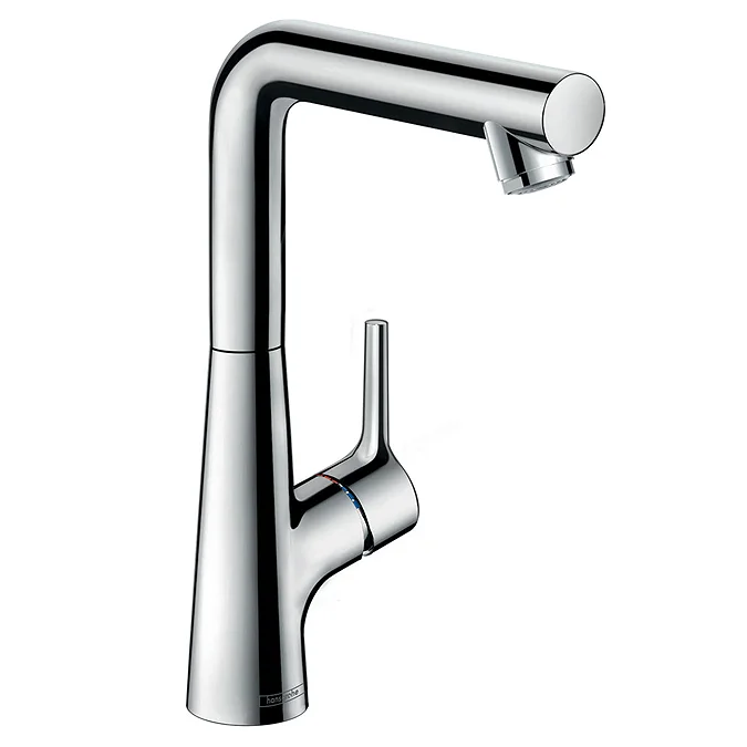 hansgrohe Talis S Single Lever Basin Mixer 210 with Swivel Spout and ...