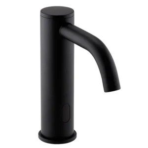 Arezzo Round Matt Black Infrared Sensor Basin Mixer Tap
