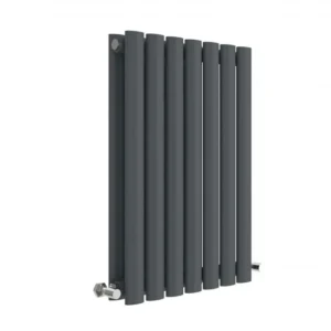 Hudson Reed Revive 600 x 412mm Horizontal Double Panel Radiator - Anthracite