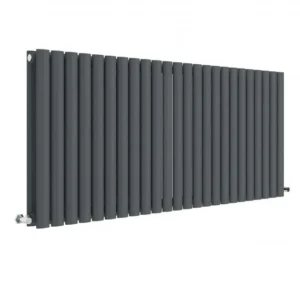 Hudson Reed Revive 600 x 1398mm Horizontal Double Panel Radiator - Anthracite