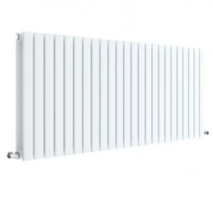 Hudson Reed Sloane 600 x 1398mm Horizontal Double Panel Radiator - Satin White